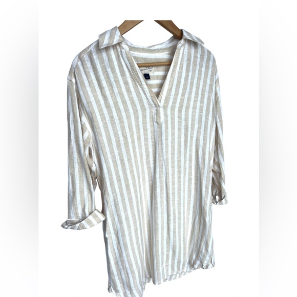 Universal Thread Dresses & Skirts - Womans Linen Tunic Dress Size Small- Nancy Meyers Style